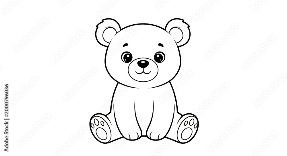 Obraz premium Cute cartoon elephant smiling standing isolated vector