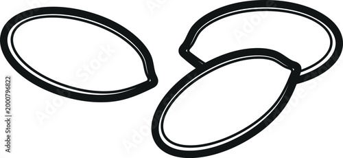 Pumpkin seeds coloring page 