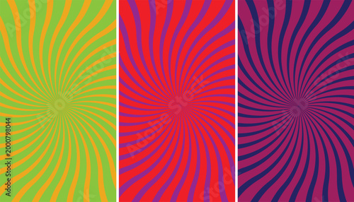 Colorful Abstract Spiral Pattern Background Vibrant Psychedelic Swirl Design