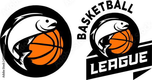 Basketball vector. Basketball logo vector. Outline, silhouette and flat vector ball. Basketball icon clipart flat designs. illustration vectors. Basketball line art and filled icon vector set