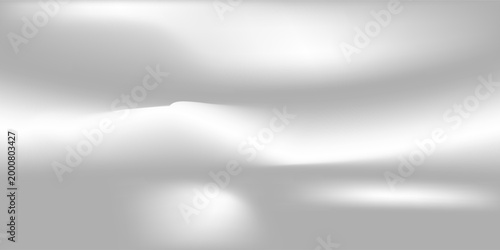 Silver foil background with metal mirror texture. Chrome gradient surface with light gloss simple abstract