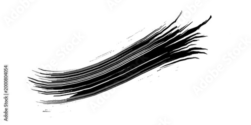 Brush touch material, ink splash, handwritten texture, texture material, rough lines, ink lines, Japanese style, Asian taste vector