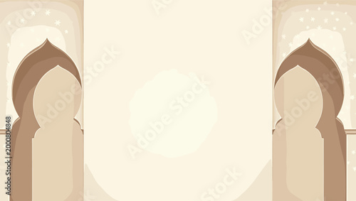 A minimalist, beige-toned illustration of the number one. This graphic is ideal for branding, educational content, or designs requiring a simple, nume