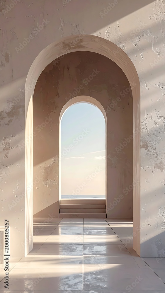 Fototapeta premium Archway to Sea.