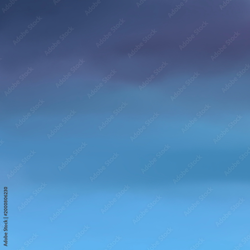 Fototapeta premium Finger-painted soft hazy cloud layer with natural texture