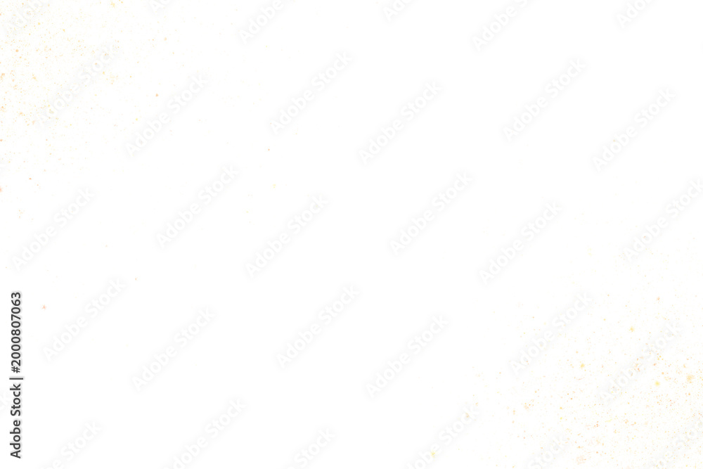 Naklejka premium Golden Starry Glitter Dust Overlay with Sparkle on Transparent Background