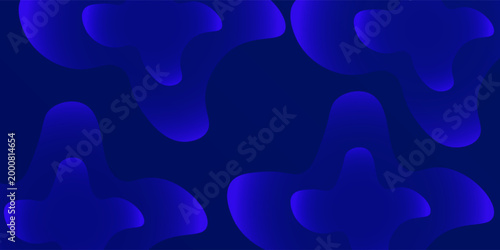 Light BLUE vector background with bubble shapes. A completely new color illustration in memphis style. gradient wallpaper