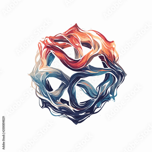 Canvastavla Abstract Logo Or Symbol Design Very Coo