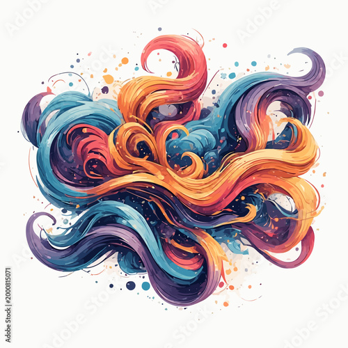 Cuadro en lienzo Abstract Logo Or Symbol Design Very Coo