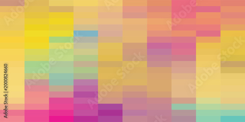 Vibrant Abstract Pixelated Background with Colorful Geometric Blocks.