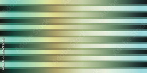 Multicolored horizontal stripes in shades of green yellow and white gradient colorful abstract background texture
