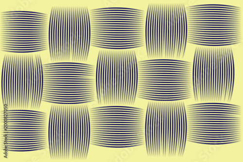 Abstract black and white wavy lines pattern design with a grid of repeating elements abstract repeating elements illustration background contemporary decorative minimalist geometric.