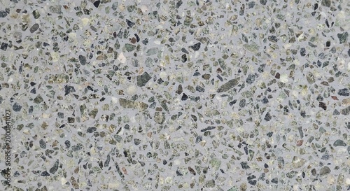 Fotografie seamless gray green terrazzo floor texture quartz cement abstract retro backgrou