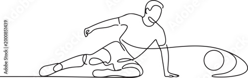 Athlete performing mountain climber exercise