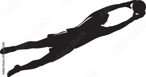 Black abstract vector silhouette of a skateboarder