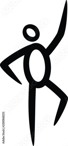 Black and white of a key and lock symbol