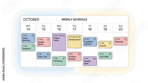 Smart Calendar Auto Scheduling AI Planning Concept Minimal