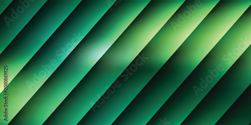 Professional Corporate Green Background with Vertical Geometric Pattern and Light Reflections