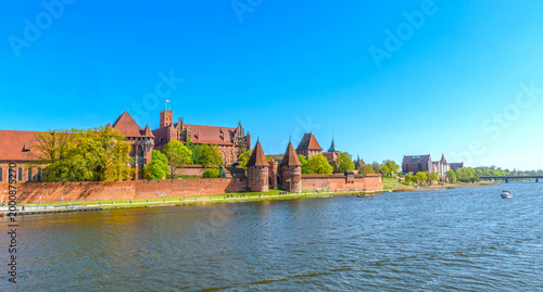 Canvas Print Medieval Malbork in Masuria, Poland