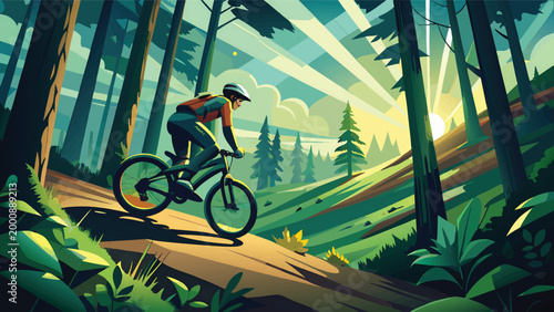 World Bicycle Day Promoting Eco-Friendly Transport Healthy Lifestyle and Sustainable Development Illustration.eps