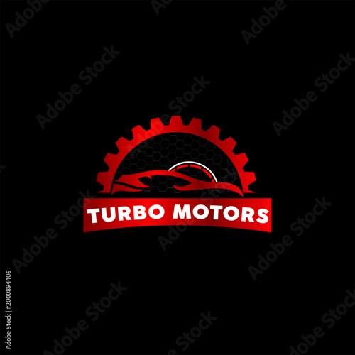 Turbo Motors Gear Logo