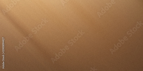 Schilderij op canvas Abstract golden brown gradient background with subtle grain texture and soft light rays, smooth earth tone color blend, simple graphic design