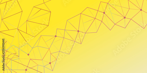 Abstract bright simple tech vector background. Connection structure. Polygonal vector abstract wallpaper. Red network. futuristic connection technology background with dots and lines for desktop.