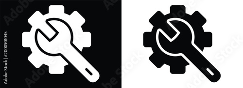 Repair Service monochrome glyph style