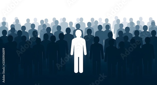 Leadership and Individuality Concept