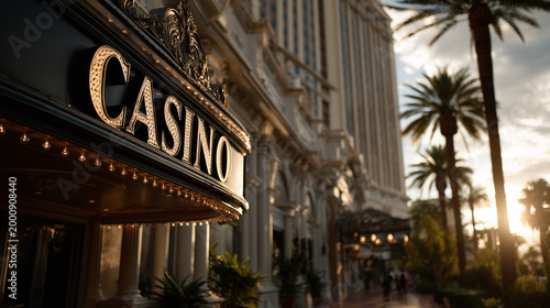Main entrance at casino