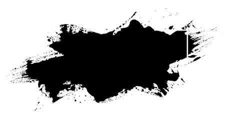 black ink splat