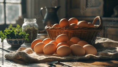 eggs in a basket