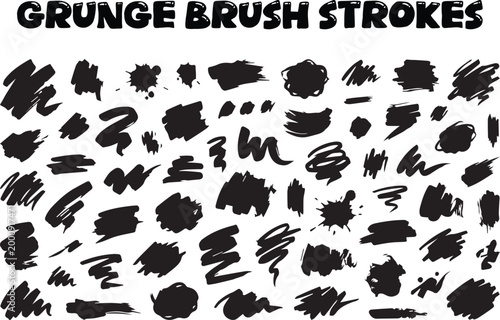 Ultimate Collection of Artistic Grunge Scribbles and Hand-Drawn Ink Textures Vector Set