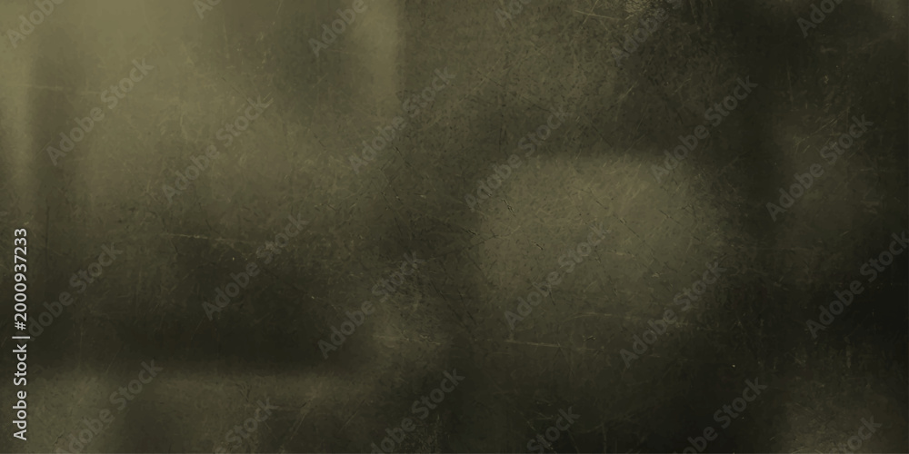 Fototapeta premium A dark old vintage grunge background with a blank dirty concrete wall texture and empty chalkboard space for a weathered gray paper design pattern backdrop