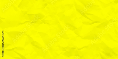 yellow paper texture. yellow paper cardboard texture background. crumpled yellow paper. Top view.