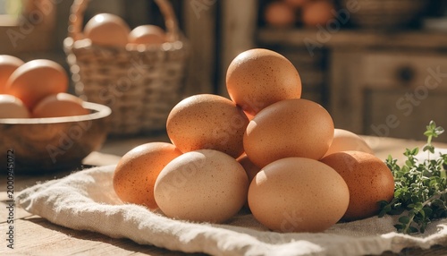 eggs in a basket