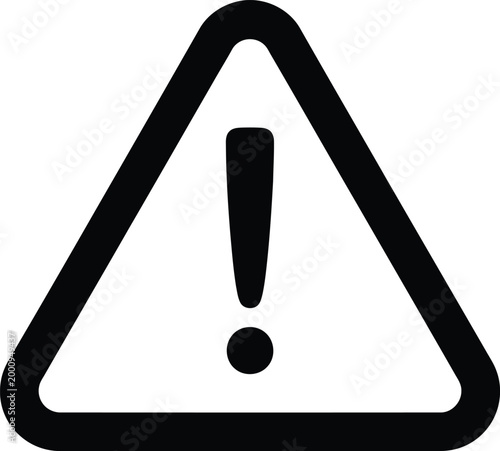 Alert warning sign icon Vector