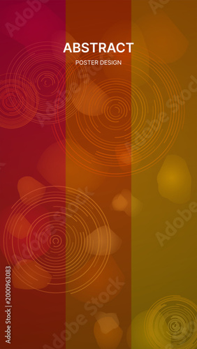 Abstract poster design, colorful backgrounds, gradient templates, vector graphics
