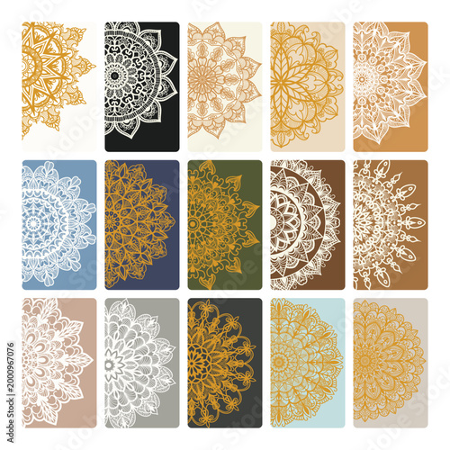 Luxury Corner Ornament Background Pack for Invitations Card Design