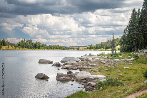 Night Lake, Beartooth Wilderness, Wyoming, USA
