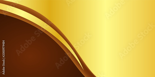 Simple Metallic Background with Gold and Brown Colors Free Vector
