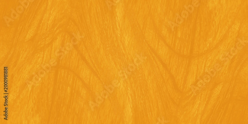 A natural dark oak hardwood floor design features a textured brown wood grain pattern on a weathered timber plank board surface for a rustic material wallpaper background. Golden yellow wood grain