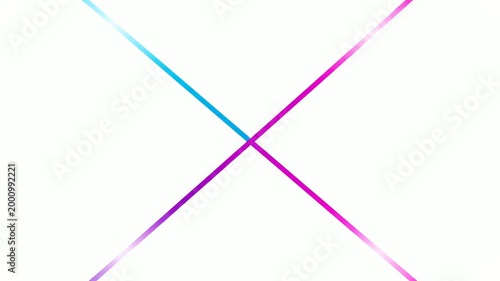 Colorful Lines Crossing Animation.