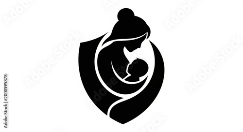 pregnant woman silhouette