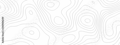 Vector lines seamless pattern sea map topography design. White wave paper curved reliefs Contour maps. Discovery topographic texture backdrop landscape earth style trail map geography design.	