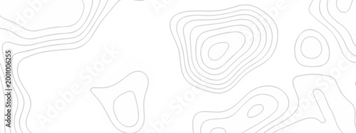 Vector lines seamless pattern sea map topography design. White wave paper curved reliefs Contour maps. Discovery topographic texture backdrop landscape earth style trail map geography design.	