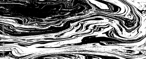 Monochrome elegance captivating liquid texture.