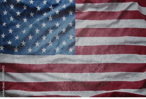 Grunge American flag