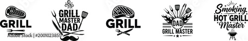 Father's day grill master bbq designs for dad's special day