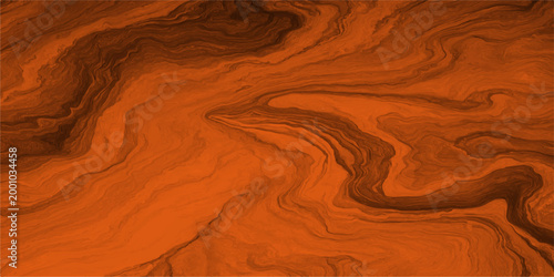 A mesmerizing marble background featuring swirling orange shades and a unique fluid texture, showcasing an abstract blend of natural elements.